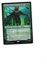 Nissa, Who Shakes the World FOIL promo stamped War of the Spark